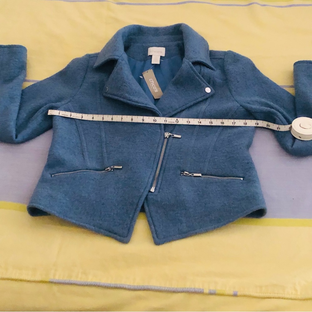 Moto Jacket Chico’s Wool - Picture 11 of 13